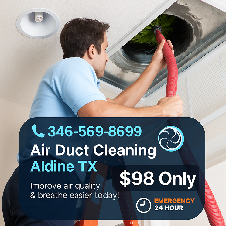   $98 only  air duct cleaning coupon from Aldine TX      Air ducts Cleaning  for professional home vent service